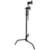 Kupo CT-20MKB 20" C-Stand with Turtle Base and Arm Kit (Black)