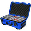 Nanuk Cases 935 Case w/ Dividers, Retractable Handle and Wheels - Blue