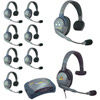 Eartec HUB9SMXS UltraLITE 9-Person HUB Intercom System with Max 4G Single Headset (USA)