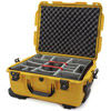 Nanuk Cases 955 Hard Wheeled Case with Divider Set (Yellow)