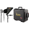 Ikan Elite Tablet & iPad Light Stand Teleprompter Kit w/ Rolling Hard Case
