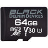 64GB BLACK Micro SDXC UHS-I V30 U3 Class 10 Card