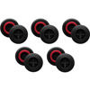 SILICONE EAR ADAPTER “S” (5) Pairs of Silicone Ear Adapter in Size Small (Red Identifier)