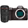Canon EOS R5 Full Frame Mirrorless Camera Body With RF 100mm F2.8 L Macro IS USM