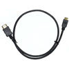Small HD CBL-SGL-MHDMI-HDMI-THIN-18 Thin-Gauge Mini-HDMI Male Cable (18")