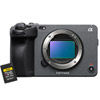 Sony Alpha FX3 Cinema Line Full-frame Camera (Body Only) Bundle with CEAG160T Memory