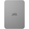 5TB Portable Hard Drive - External - Moon Silver USB 3.2 (Gen 1) Type C