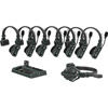 Solidcom C1-8S Full Duplex Wireless Intercom System with 8 headsets without Hub