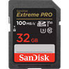 Extreme Pro 32GB SDHC UHS-I U3 Class 10 V30 Card, 100MB/s read & 90MB/s write speeds