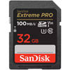 Sandisk Extreme 32GB SDHC UHS-I U3 Class 10 V30 Card, 100MB/s read & 60MB/s write speeds