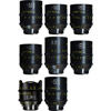 DZO Film Vespid Prime 8-Lens Kit - 16mm T2.8 + 25/35/50/75/ 100,125 T2.1 + Macro 90mm T2.8 (PL & EF Mount)