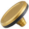 Soft Release Button Q3/D-Lux 8, Brass, Blasted Finish