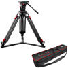 Pro Video Tripod 20Kg Fluid Head 100mm Bowl Carbon Fiber Legs