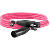 Premium 3m/10 foot XLR Cable - Pink