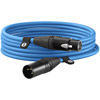 Premium 6m/20 foot XLR Cable - Blue