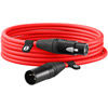 Premium 6m/20 foot XLR Cable - Red