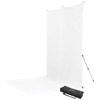 Westcott X-Drop Pro Backdrop Kit High-Key White 8' x 13' Sweep Wrinkle-Resistant