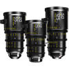 DZO Film Pictor Zoom 3-Lens Kit w/ Case (12-25/20-55/50-125mm T2.8, Black)