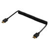 Shape WLB 4k 2.0 HDMI to HDMI Male Coiled Cable