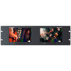 RM7026-12G Dual 7 inch 3RU Rackmount Monitor with 12G-SDI /HDMI 2.0