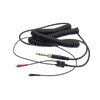 Sennheiser Coiled cable, 3m, straight jack plug 3.5mm with screwed on adapter 6.3mm, suitable for: HD 25, HD