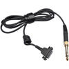 Sennheiser Straigh cable with coiled segment to eliminate structure born noise, stereo plug 3.5mm SCR, for H