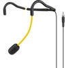 HT 747 Supercardioid Fitness Headset Microphone with Neckband (Yellow/Black)