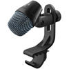 Sennheiser Instrument microphone (cardioid dynamic) with 3-pin XLR-M and 3/8" tripod thread. Includes (1) M
