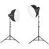 U60-B Bi-Colour LED 2-Light Softbox Kit