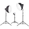 U60-B Bi-Colour LED 3-Light Softbox Kit