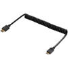 Shape WLB M204K Coiled Mini-HDMI to HDMI Cable (16 to 32")