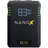 NANO-G98X 98wh Micro Sized G-mount SMART Battery Pack, 14.8v 6.6Ah. 10A Draw w/ EmLEDTM Fuel Gauge