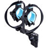 MID49 Accessories Microphone Shock Mount (Sideways 15mm Rod) + 15mm Rod (7" Aluminum)