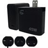 Core XPD-45 Universal 45W USB-C PD Wall Charger with Cable