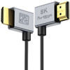 2.5mm Ultra-Thin HDMI 2.1 Cable Supports 4K and 8K Resolutions (2 strips of 0.3m and 1m)