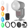 Neewer GM-M1 Round Head Flash Accessories Kit for Z1/Z2 Speedlite