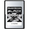 Delkin 960GB BLACK CFexpress Type A 4.0 Memory Card (1830MB/s read & 1740MB/s write speeds)