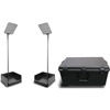 Prompter People STAGEPRO Presidential Teleprompter Pair Series w/ Highbright 19" 1000 NIT Pro Monitor, Carbon Fiber