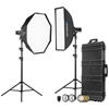 FJ400 II Strobe 2-Light Location Hard Case Kit with FJ-X3 M Universal Wireless Trigger