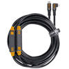 Tether Tools TetherPro Optima USB-C Cable (31', Non-Reflective Black, Right-Angle)