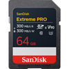 Extreme PRO 64GB SDXC UHS-II U3 V90 Card, 300MB/s read 300MB/s write speeds