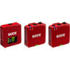 Wireless GO III (Gen 3) 2-Person Compact Digital Wireless Microphone System/Recorder 2.4 GHz, Red