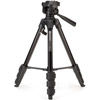 Digital Tripod - 4 Section Aluminum Legs with 3-Way Pan/Tilt + Verticle Postion Head