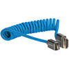 Coiled Micro HDMI to Full HDMI (12-24") ()