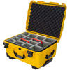 950 Case w/ Lid Organizer and Padded Divider - Yellow