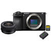 Alpha A6700 Mirrorless Kit w/ 16-50mm OSS II PZ Lens w/ NPFZ100 Battery & TOUGH-M 128GB Card
