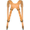 F22 Leather Dual Camera Harness - Tan