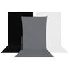 X-Drop 3-Pack Sweep Backdrop Kit (5' x 12') with Storage Case