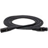 Pro REAN XLR Male to XLR Female Microphone Cable (25' , Black)