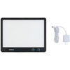Verge Bi-Color LED Light Panel (Charcoal) with Desk Stand